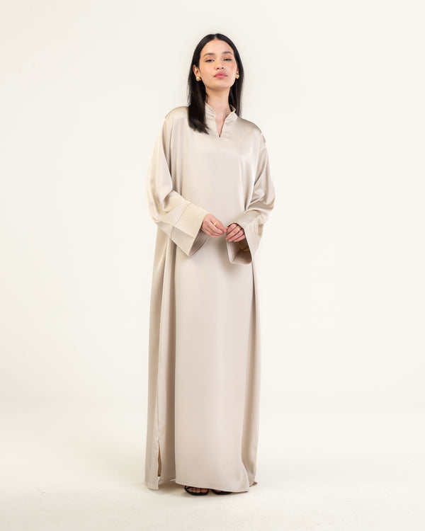 SIGNATURE DRESS - BEIGE