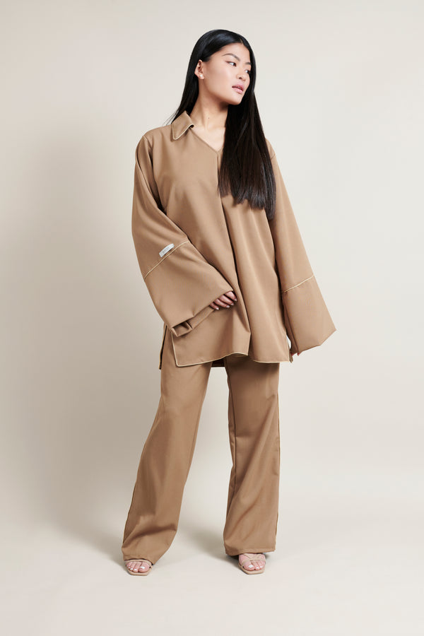 Signature Blouse - Toffee