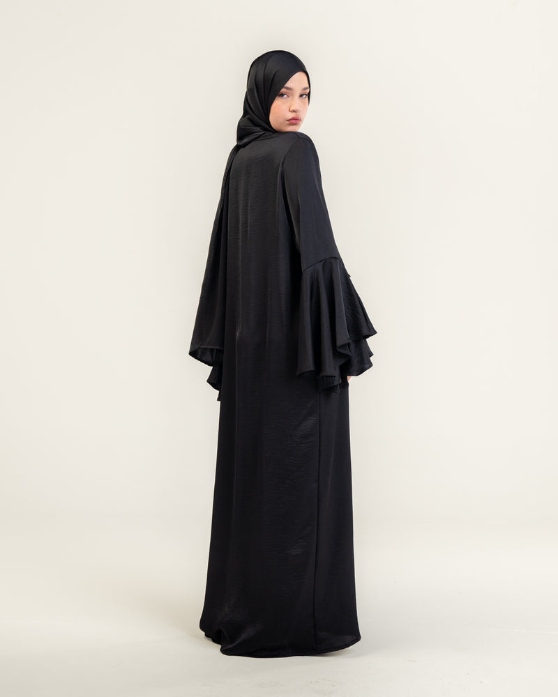 PRAYER DRESS VOLANT - BLACK
