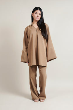 Signature Blouse - Toffee