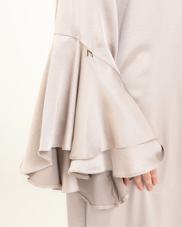 PRAYER DRESS VOLANT - IVORY