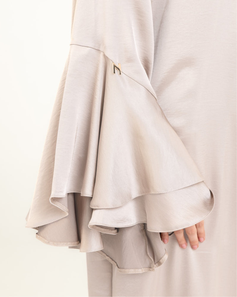 PRAYER DRESS VOLANT - IVORY