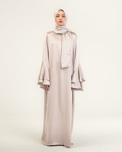 PRAYER DRESS VOLANT - IVORY