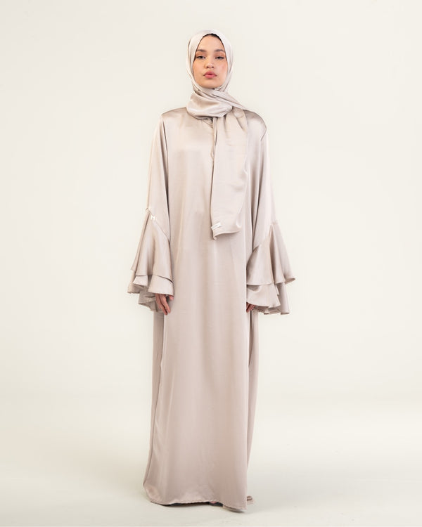 PRAYER DRESS VOLANT - IVORY