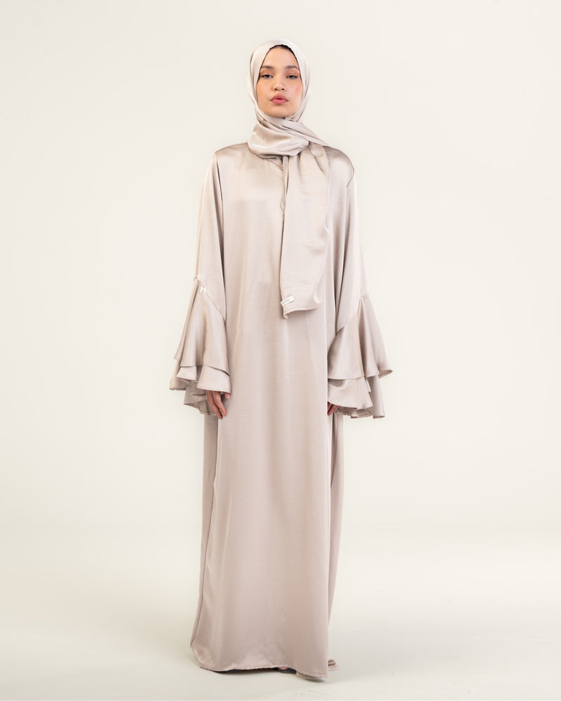 PRAYER DRESS VOLANT - IVORY