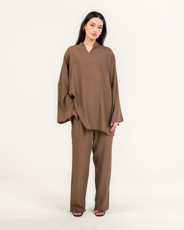 LOOSE PANTS - ESPRESSO