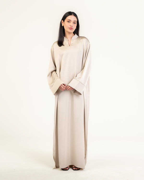 SIGNATURE DRESS - BEIGE