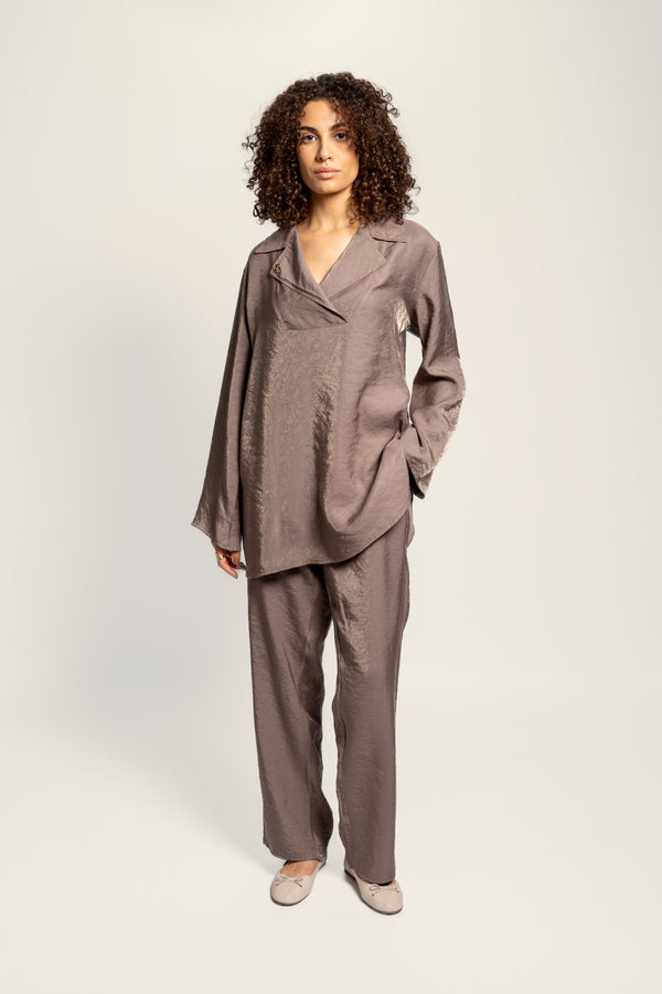 LOOSE PANTS - ROSE TAUPE