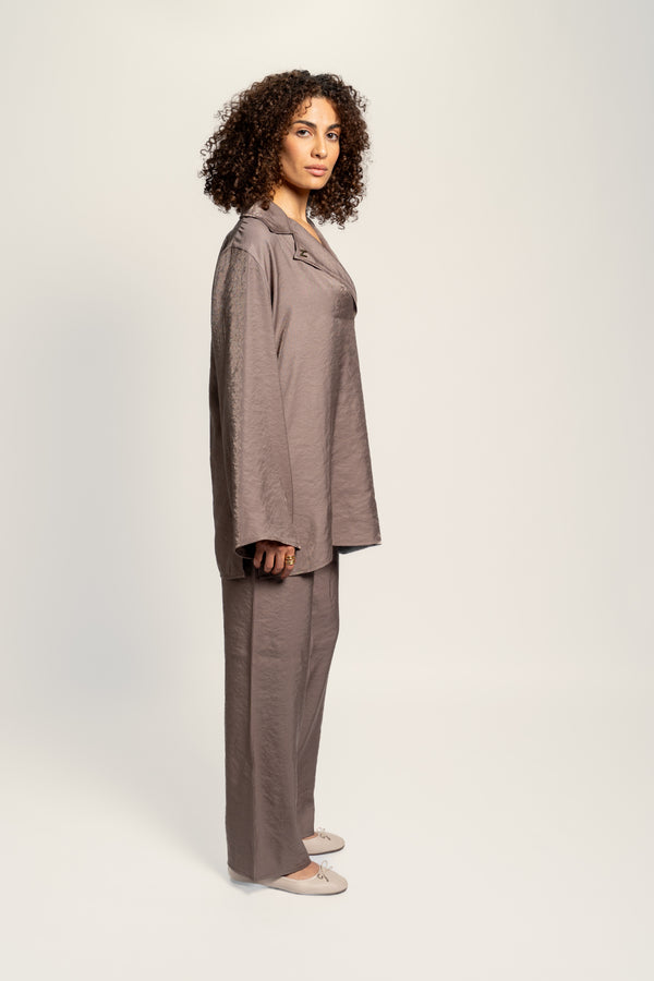 LOOSE PANTS - ROSE TAUPE