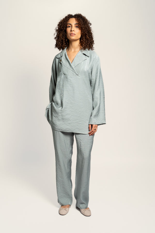 LOOSE PANTS - OCEAN BLUE