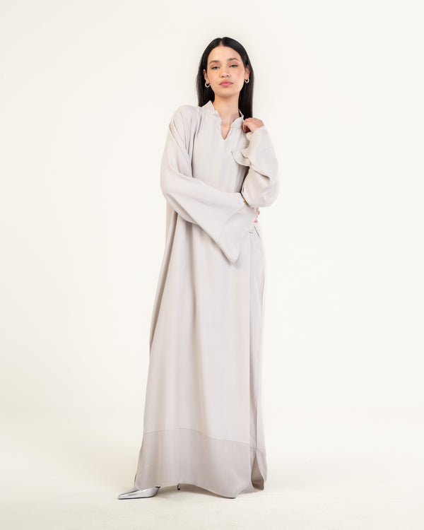 TUNIC DRESS - LIGHT GRAY