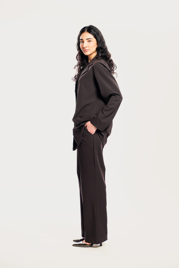 TAILORED PANTS - MOCHA