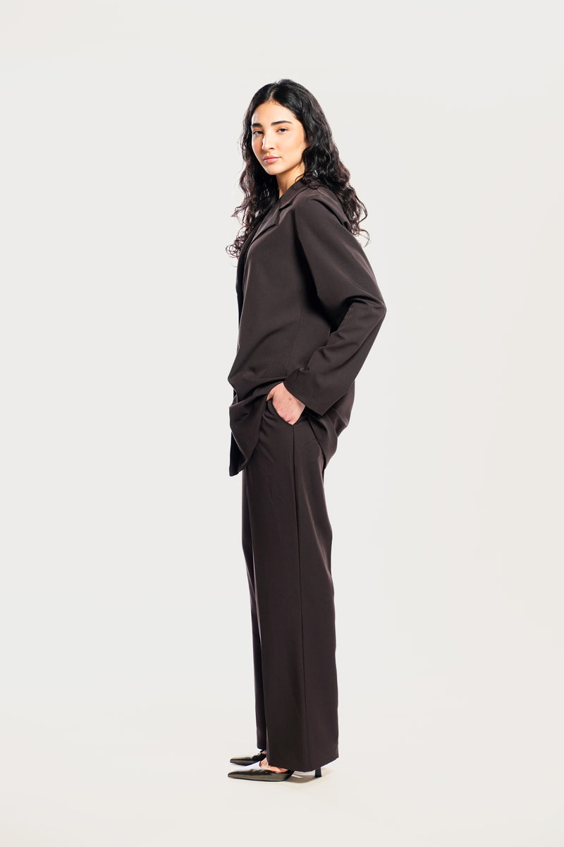 TAILORED PANTS - MOCHA