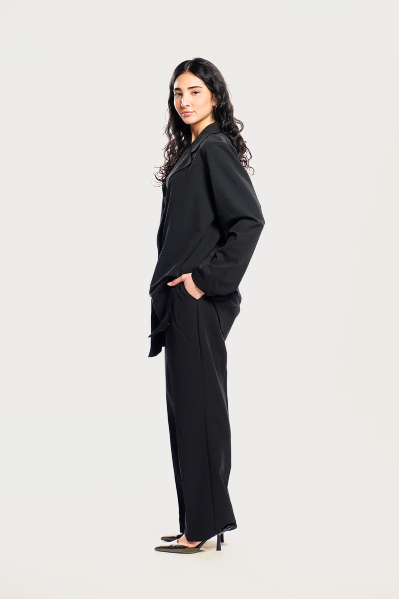 TAILORED PANTS - BLACK