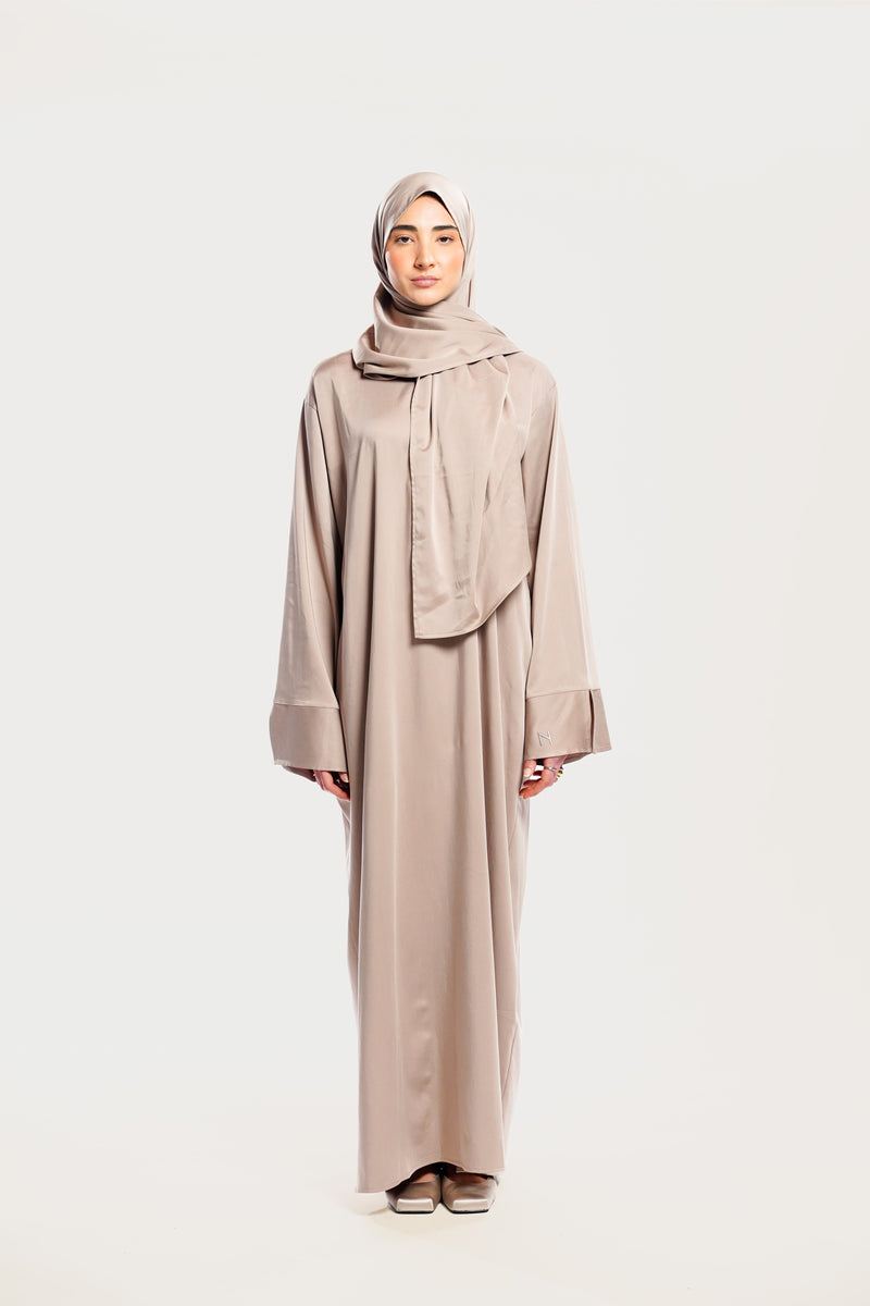 PRAYER DRESS TENCEL - POWDER