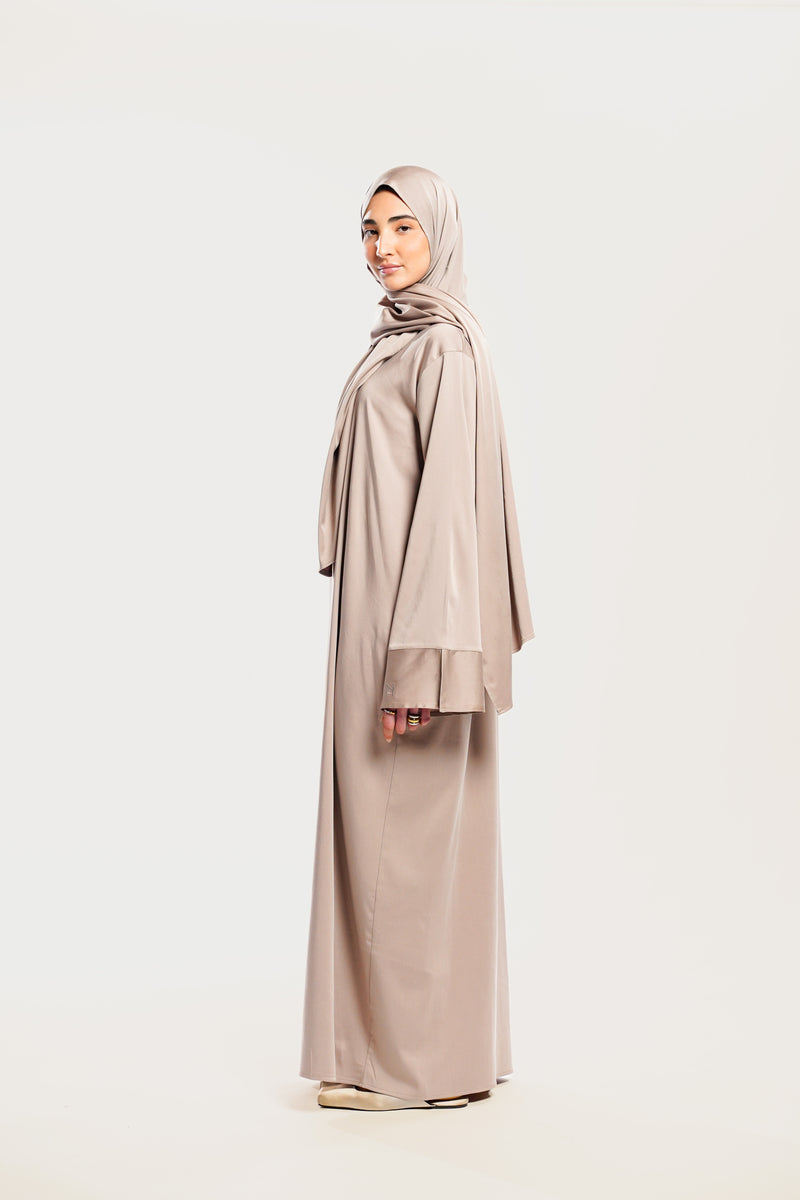 PRAYER DRESS TENCEL - POWDER