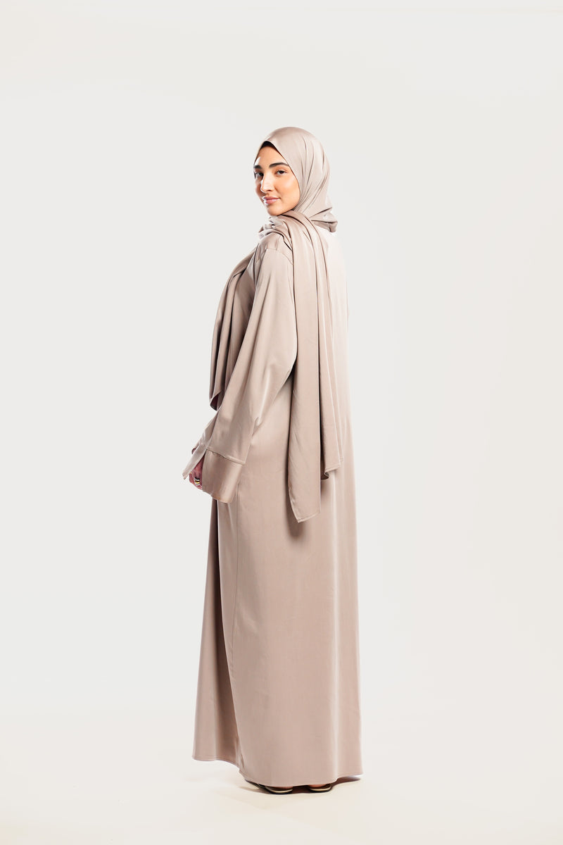 PRAYER DRESS TENCEL - POWDER
