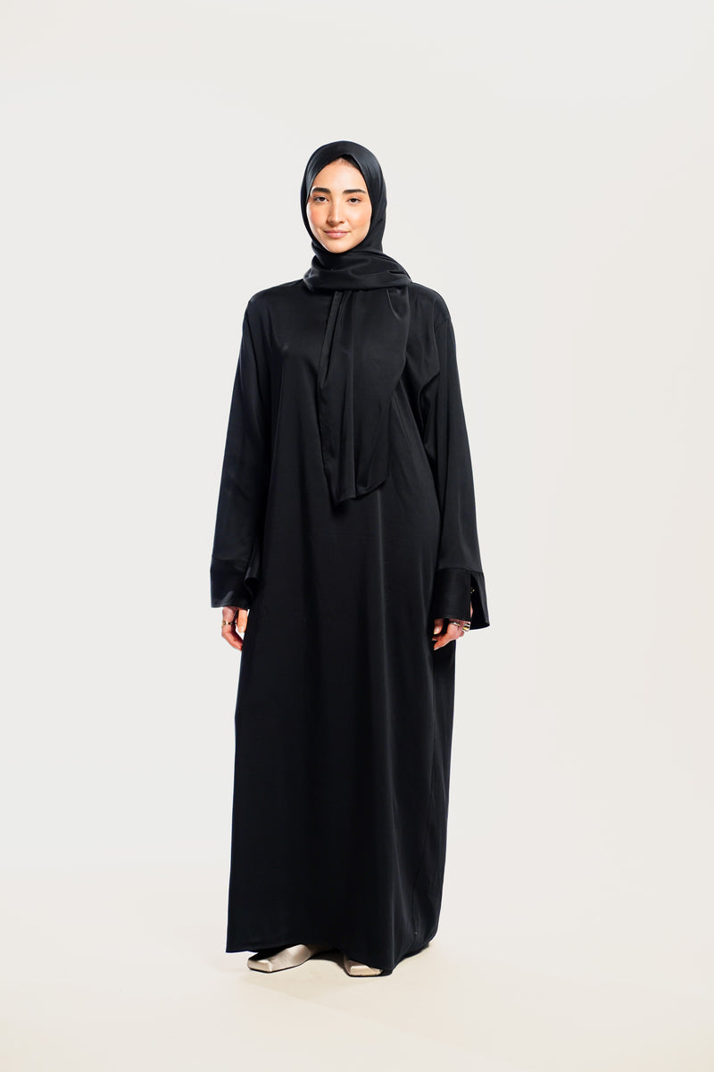PRAYER DRESS TENCEL - BLACK