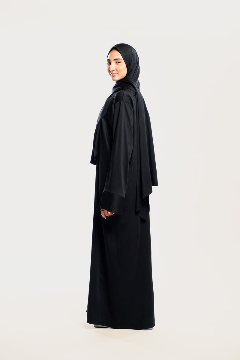 PRAYER DRESS TENCEL - BLACK