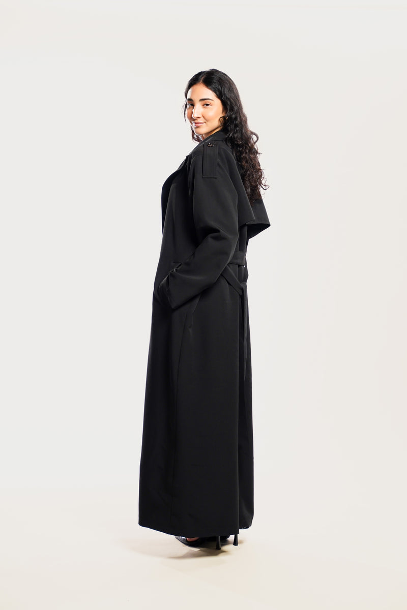 TRENCHCOAT - BLACK