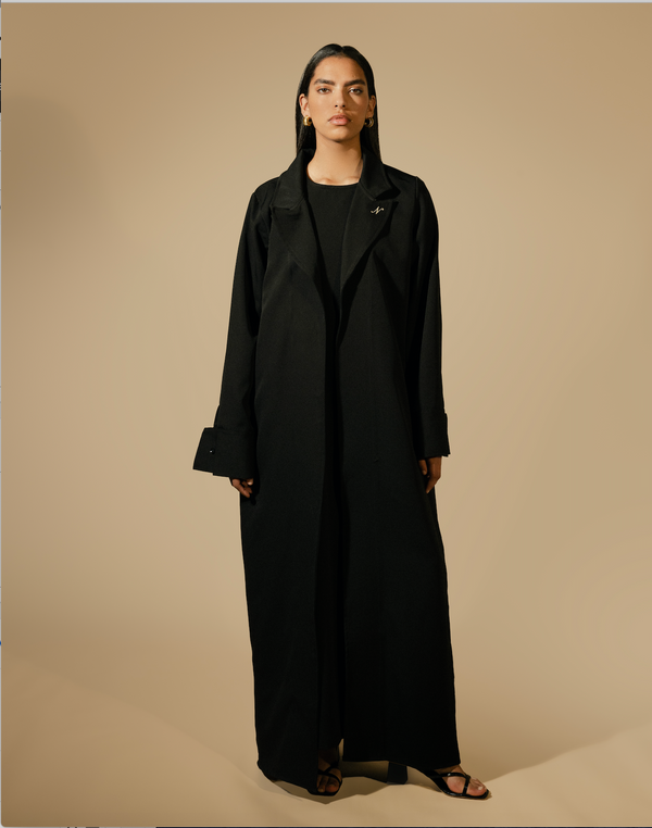 BLAZER ABAYA - BLACK